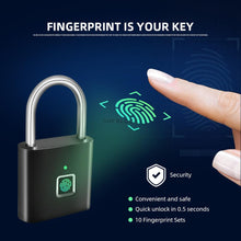 Load image into Gallery viewer, Smart Fingerprint Padlock