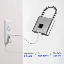 Load image into Gallery viewer, Smart Fingerprint Padlock Keyless Biometric Fingerprint Lock Electronics Door Lock Security Anti-theft Luggage Case Smart Locks
