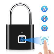 Load image into Gallery viewer, Smart Fingerprint Padlock Keyless Biometric Fingerprint Lock Electronics Door Lock Security Anti-theft Luggage Case Smart Locks
