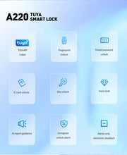 Load image into Gallery viewer, TTlock Wifi Security Smart Fingerprint Digital fechadura eletronica digital Tuya Electronic Portable Smart Deadbolt Locks
