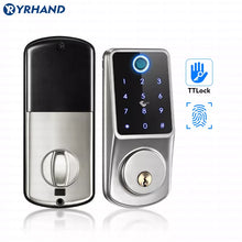 Load image into Gallery viewer, TTlock Wifi Security Smart Fingerprint Digital fechadura eletronica digital Tuya Electronic Portable Smart Deadbolt Locks
