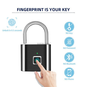 Smart Fingerprint Padlock