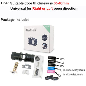 Smart Lock Fingerprint Biometric Door Lock with Keyless Touchscreen Keypad Card
